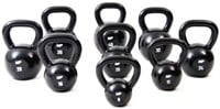 Muscle Power Gietijzeren Kettlebell - Zwart - 28 kg-2