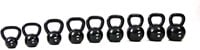 Muscle Power Gietijzeren Kettlebell - Zwart - 28 kg-3