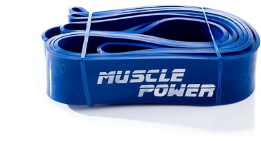 Muscle Power XL Power Band - Weertandsband - Blauw - Extra Heavy