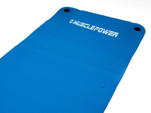 Muscle Power Fitnessmat - Blauw - 190 x 60 x 1,5 cm
