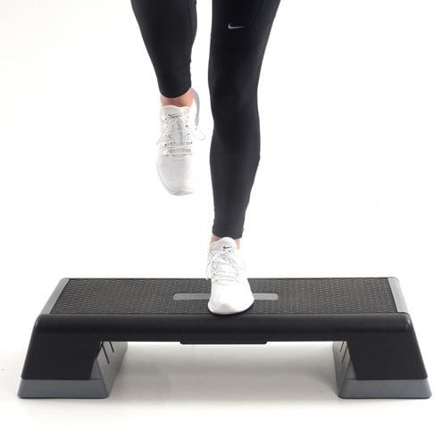 Muscle Power Verstelbare Aerobic Step - Monoblok XXL - Zwart/Grijs-3
