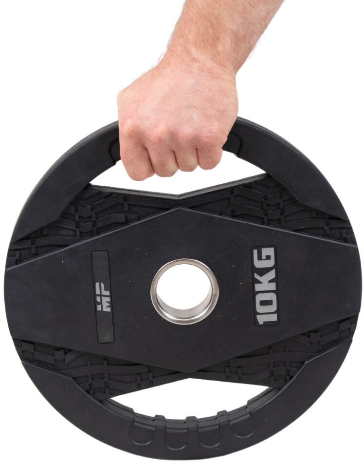 Tunturi Rubber 10kg Olympic Plate Zwart 10 kg halter Tunturi Rubber 10kg Olympic Plate Zwart 10 kg halter
