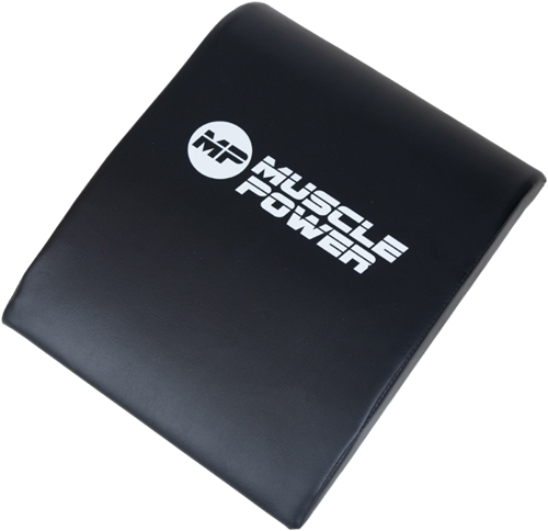 Muscle Power Buikspiermat - Ab Mat - Zwart