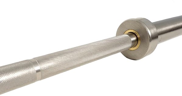 Muscle Power High Performance Olympische Halterstang - Chroom - 218 cm