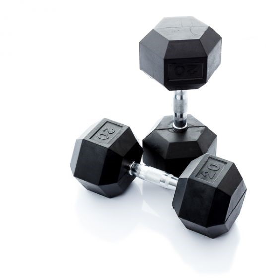 Muscle Power Hexa Dumbell - 20 kg - Per Stuk