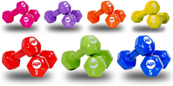 Muscle Power Vinyl Dumbbells - Set van 2
