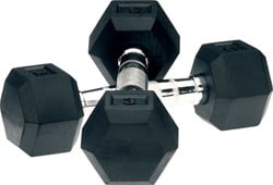 Muscle Power Hexa Dumbbell - Per Stuk - 42.5 kg