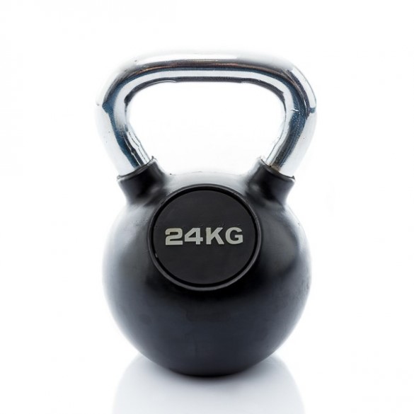 Muscle Power Rubberen Kettlebell - 24 kg