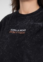 Gorilla Wear Medina Oversized T-shirt - Washed Zwart - foto 2
