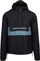 Gorilla Wear Bolton Windbreaker - Unisex Anorak - Zwart - Foto  3