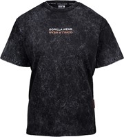 Gorilla Wear Medina Oversized T-shirt - Washed Zwart - foto 4