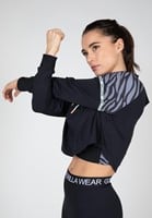 Gorilla Wear Zion Cropped Hoodie - Zwart - foto 