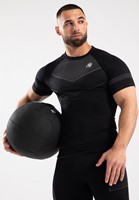 Gorilla Wear Norton Seamless T-shirt- Zwart - XL