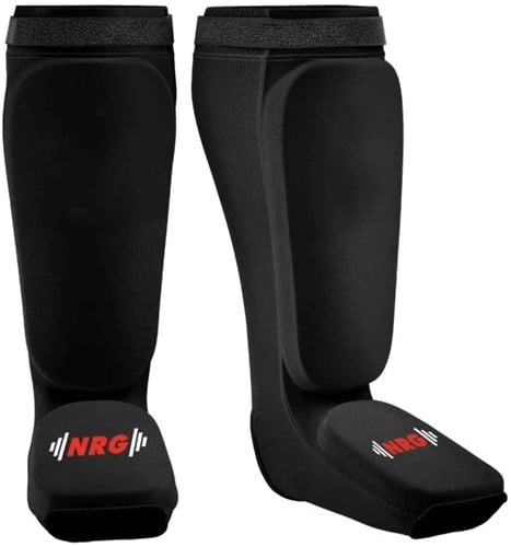 NRG Fitness SIBB Scheenbeschermers Shin & Instep - Zwart