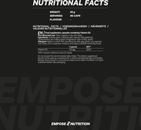 Empose Nutrition Vitamine D3 - 90 Capsules-2