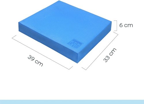 Orange Gym Balance Pad - Antraciet-2