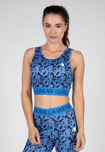 Gorilla Wear Osseo Crop Top - Blauw - S