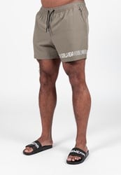 Gorilla Wear Otis Zwembroek - Korte Broek - Legergroen