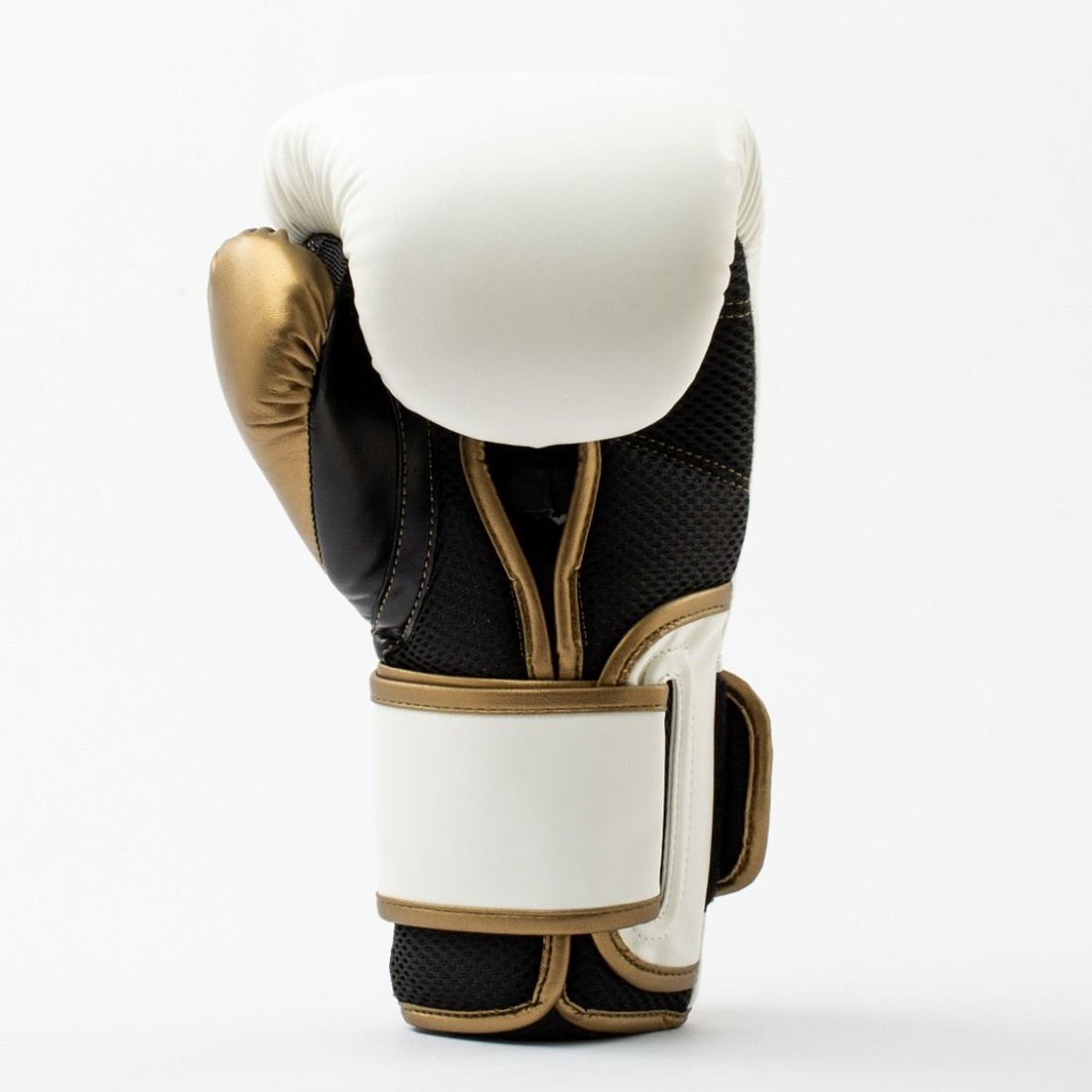 Everlast Powerlock 2R Bokshandschoenen - Wit/Goud - 16 oz