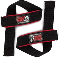 Gorilla Wear Padded Lifting Straps - Zwart-2