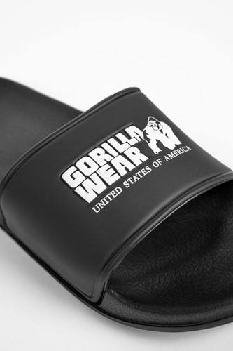 Gorilla Wear Pasco Badslippers - Zwart-2