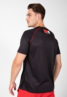 Gorilla Wear Performance T-Shirt - Zwart/Rood-2