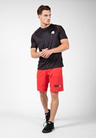 Gorilla Wear Performance T-Shirt - Zwart/Rood-3
