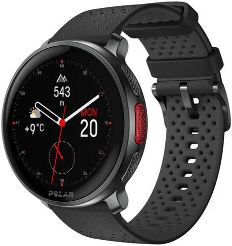 Polar Vantage V3 Sport Smartwatch met GPS - Zwart/Grijs - S-L