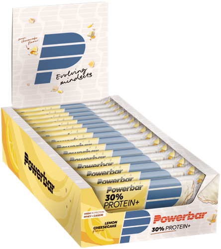 Powerbar 30% Protein+ Bar - 15 x 55 gr - Lemon Cheesecake