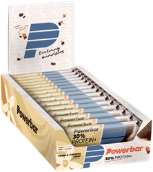 Powerbar 30% Protein+ Bar - 15 x 55 gr - Vanille Caramel Crisp