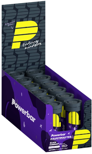 Powerbar Electrolyte Tabs - 12 x 10 Tabletten - Zwarte Bes
