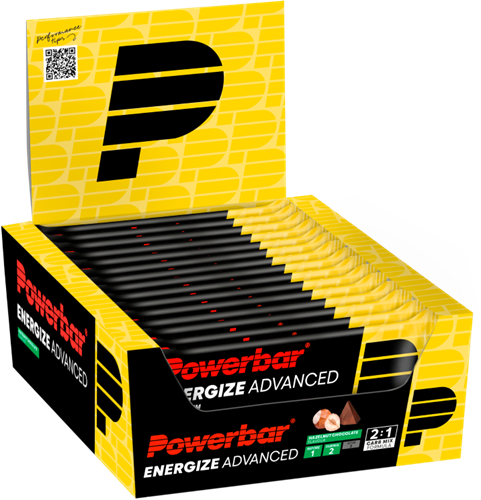 Powerbar Energize Advanced Bar - 15 x 55 gr - Hazelnoot Chocolade
