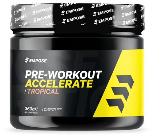 Empose Nutrition Pre-Workout Accelerate - 360 gr - Tropical