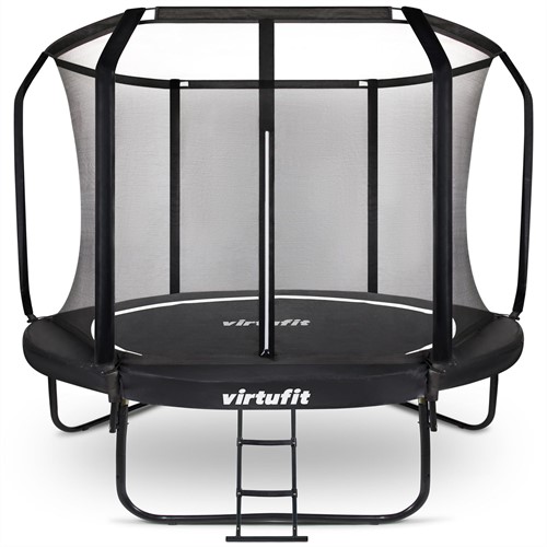 VirtuFit Premium Trampoline met Veiligheidsnet - Zwart - 366 cm - Tweedekans-2