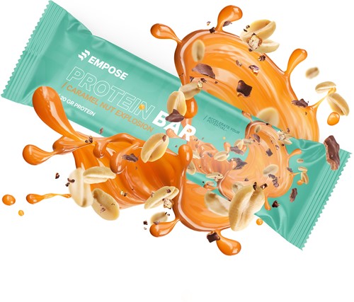 Empose Nutrition Protein Bar - Caramel Nut Explosion - 60 gram-2