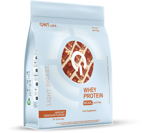 QNT Light Digest Whey Protein - Eiwit Poeder - 500 gram - Hazelnut Chocolate-3