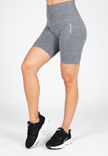 Gorilla Wear Quincy Seamless Cycling Shorts - Grijs