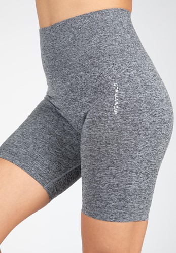Gorilla Wear Quincy Seamless Cycling Shorts - Grijs-2