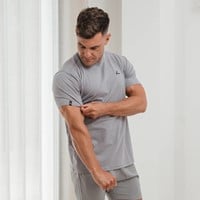 Reeva Premium Active Tee - Sport T-shirt - Licht Grijs-2