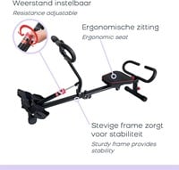 Orange Gym Roeitrainer Inklapbaar - Gratis trainingsschema-3