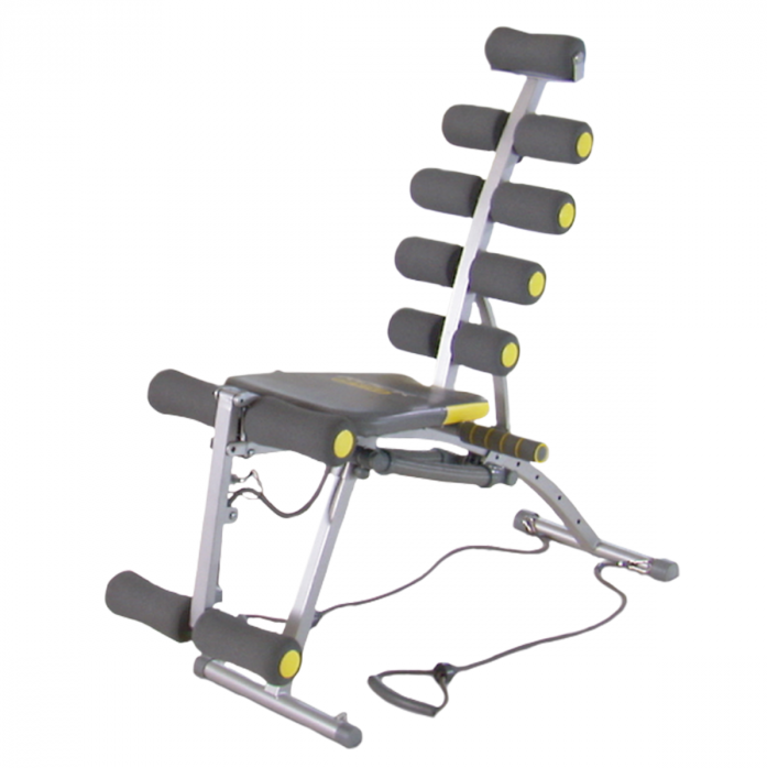 ROCK GYM 6 IN 1 トレーニングベンチ Rock Gym 6-in-1 Fitnessbank - Buikspiertrainer | Fitwinkel.nl