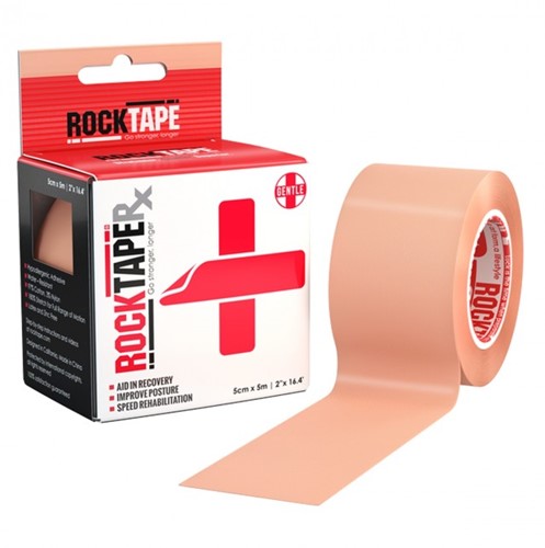 RockTape RX Kinesiotape - Sporttape - 5 cm x 5 m - Beige