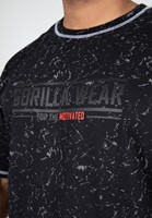 Gorilla Wear Saginaw Oversized T-shirt - Washed Zwart - 2XL-3