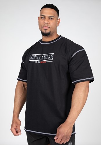 Gorilla Wear Saginaw Oversized T-shirt - Zwart - 3XL