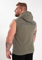 Gorilla Wear Silverdale Mouwloze Hoodie - Legergroen-2