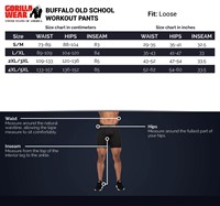 buffalo-old-school-workout-pants-size-chart