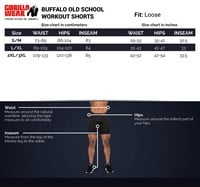 buffalo-old-school-workout-shorts-size-charty