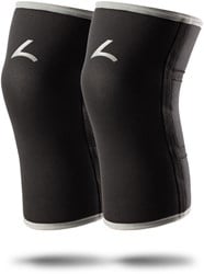 Reeva Powerlifting Knee Sleeves - Knie Bandages - 7 mm - Grijs