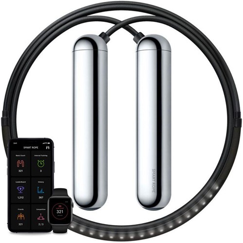 Smart Rope LED Springtouw - Chroom
