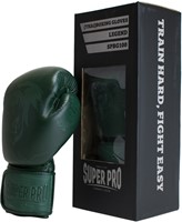 Super Pro Combat Gear Legend SE Lederen (Kick)Bokshandschoenen - Groen